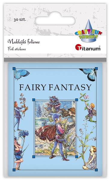 Naklejki foliowe Titanum 30 szt. wróżki