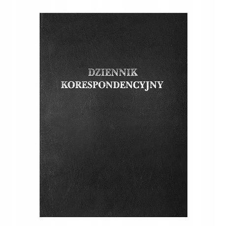 Dziennik korespondencyjny Barbara 96k. czarny