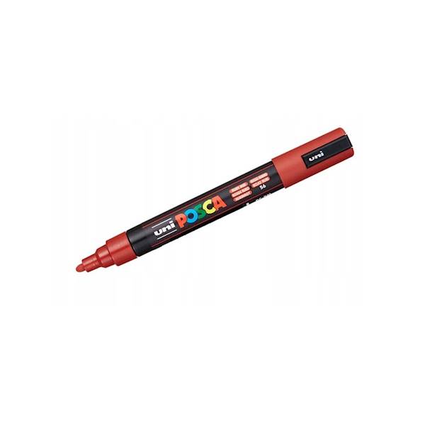 Marker UNI POSCA PC-5M czerwony rubinowy