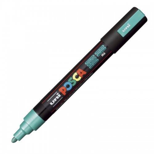 Marker UNI POSCA PC-5M zielony metaliczny