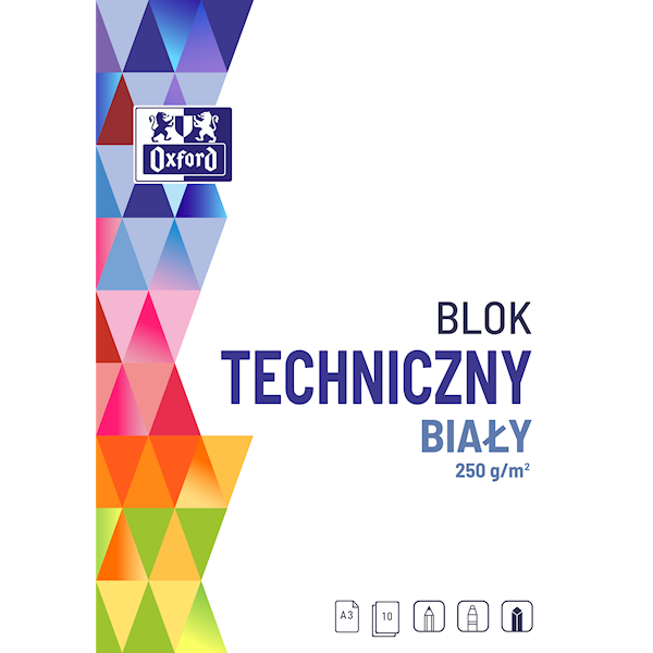 Blok techniczny OXFORD A3 250g 10k