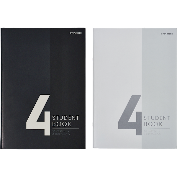 Zeszyt B5/80k kratka TOP-2000 Studentbook 4P