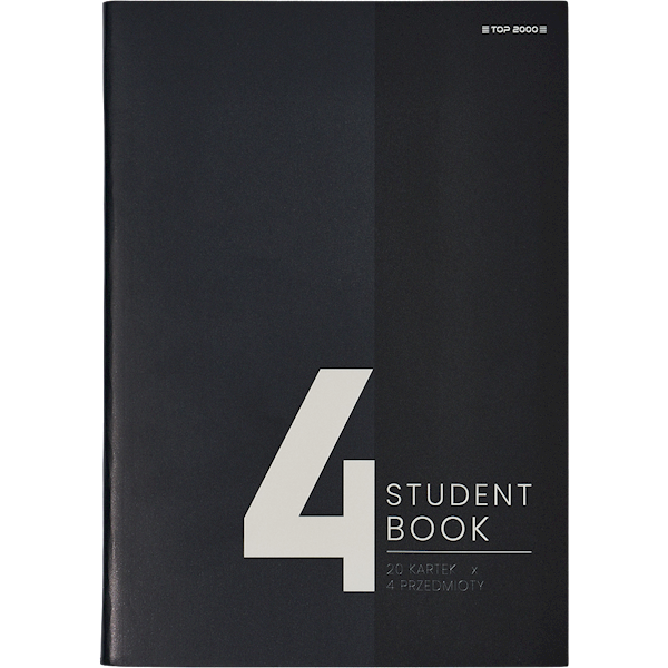 Zeszyt B5/80k kratka TOP-2000 Studentbook 4P