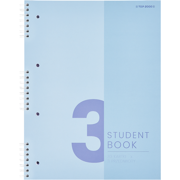 Kołozeszyt A4/100k TOP-2000 Studentbook 3P