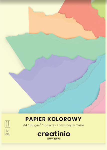 Papier kolorowy TOP-2000 Creatinio A4 mix 80g