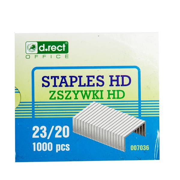 Zszywki d.rect 23/20 a'1000