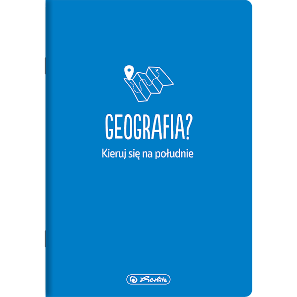 Zeszyt A5/60k kratka Herlitz Geografia