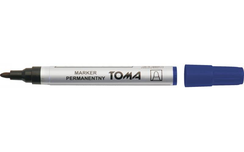 Marker permanentny Toma TO-090 niebieski