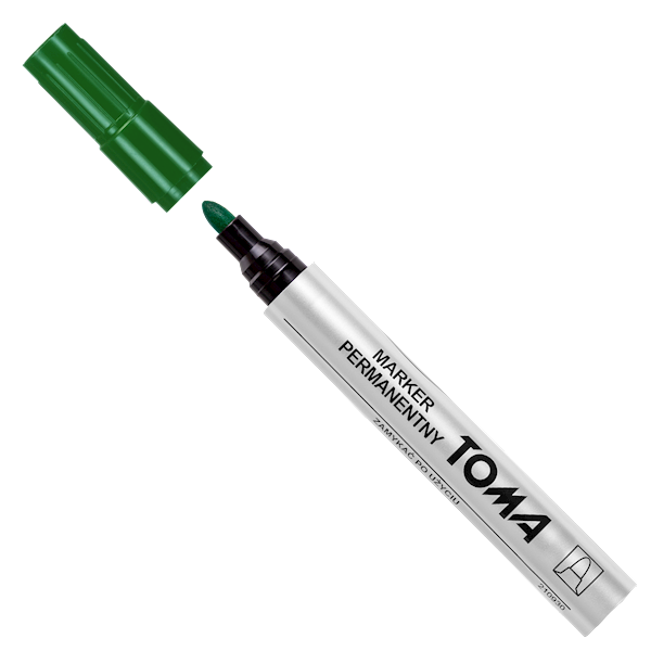 Marker permanentny Toma TO-090 zielony