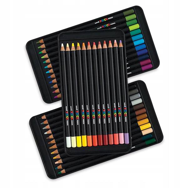 Kredki ołówkowe Uni POSCA 36 kolorów