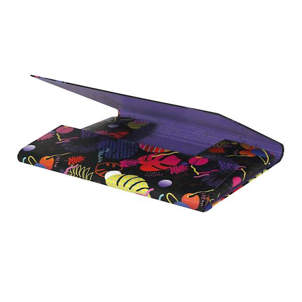 Teczka kartonowa skrzydłowa na gumkę A4 Stitch 