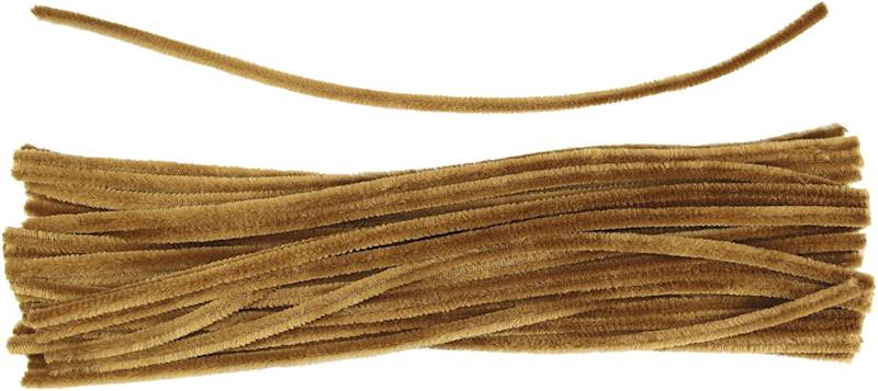 Druciki dekoracyjne Titanum A'50 0,6x30cm brązowe
