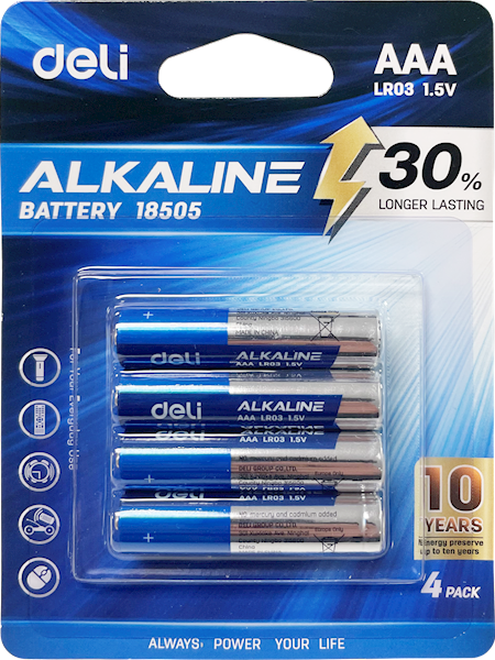 Baterie alkaiczne Deli AAA LR03 4 szt.