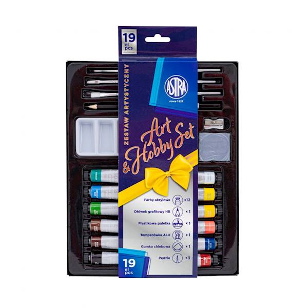 Zestaw artystyczny Astra Art&Hobby 19 elementów
