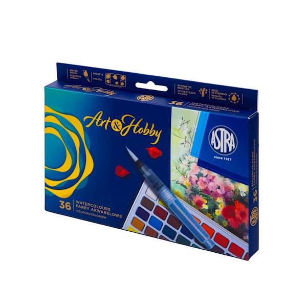 Farby akwarelowe Astra Art&Hobby 36 kolorów 