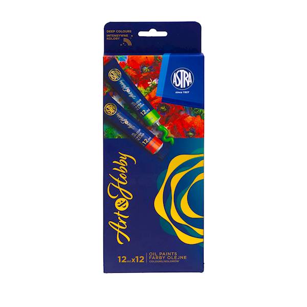 Farby olejne Astra Art&Hobby 12x12 ml