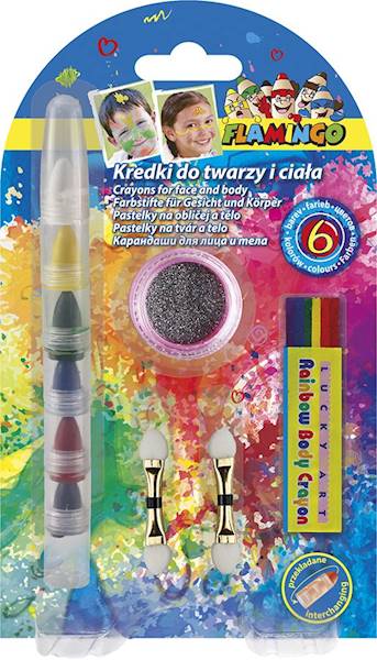 Kredki do twarzy i ciała Titanum 6 kolorów