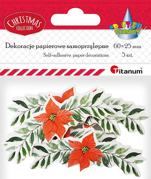 Dekoracje papierowe samop. Titanum 2 szt. girlanda
