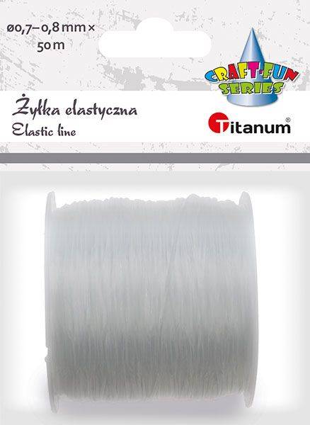 Żyłka elastyczna Titanum 0,7-0,8mm x 50m