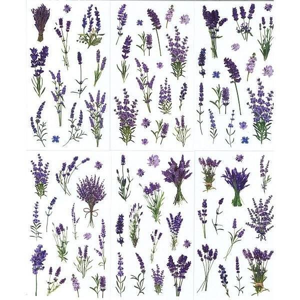 Naklejki foliowe Titanum 6 p. lawenda