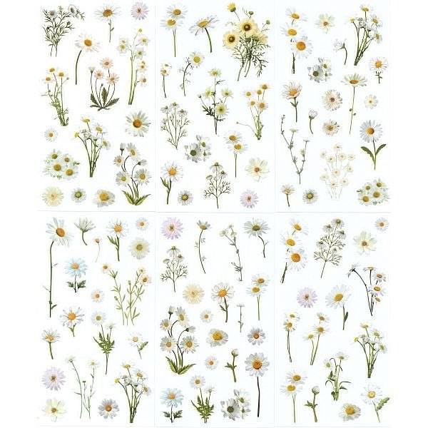 Naklejki foliowe Titanum 6 p. stokrotki