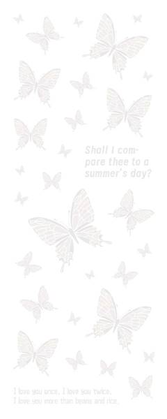 Naklejki foliowe Titanum 6 p. motyle mix kolorów