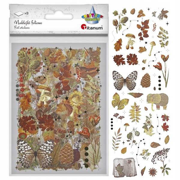 Naklejki foliowe Titanum 8 p. jesienne