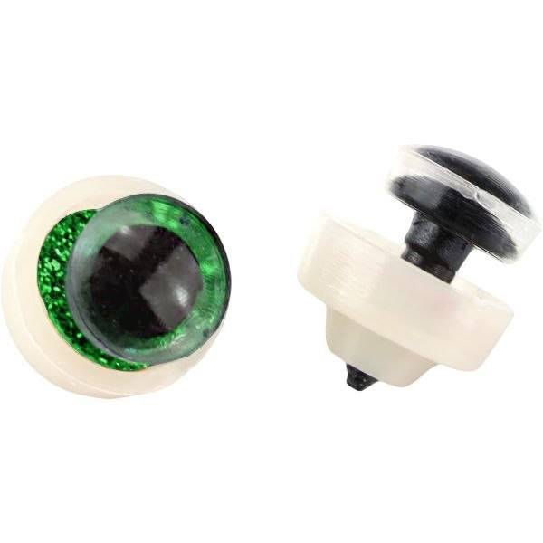 Plastikowe oczy do maskotek Titanum 8 szt. zielone