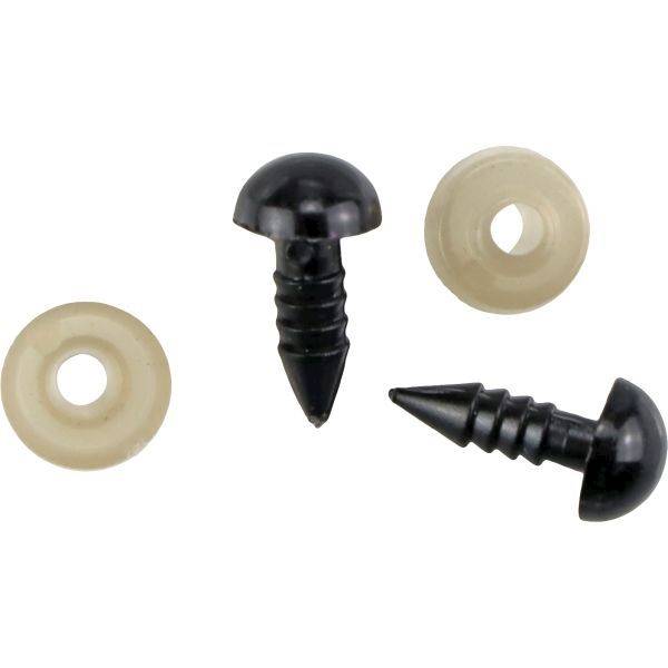 Plastikowe oczy do maskotek Titanum 40 szt. 8mm