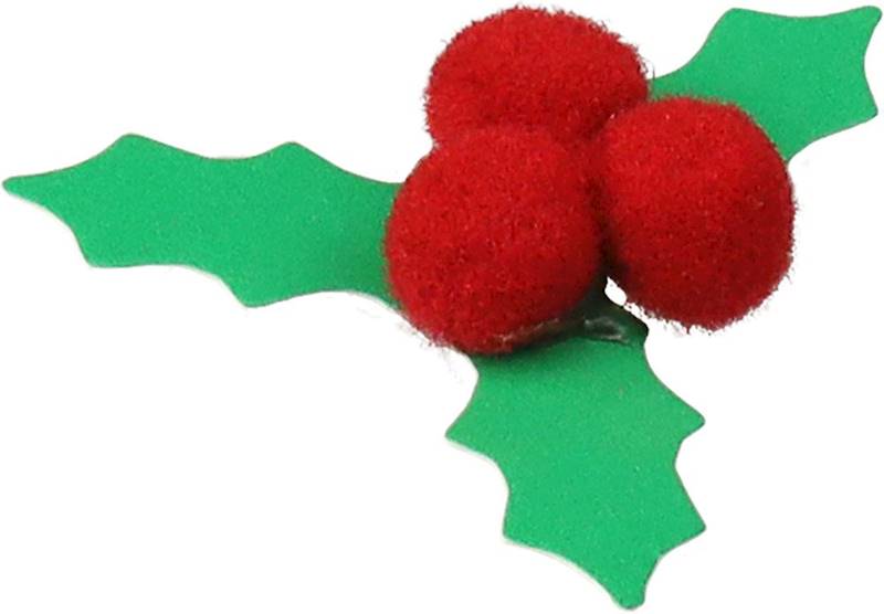 Naklejki Titanum ostrokrzew z pomponami