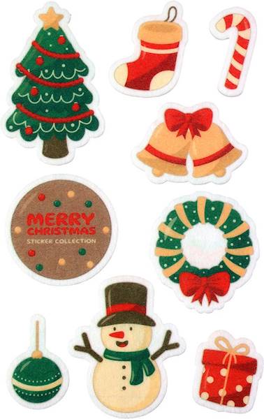 Naklejki filcowe Titanum świąteczne