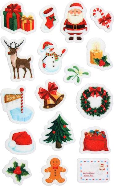 Naklejki filcowe Titanum świąteczne