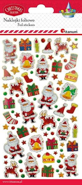 Nakleji foliowe Titanum świąteczne
