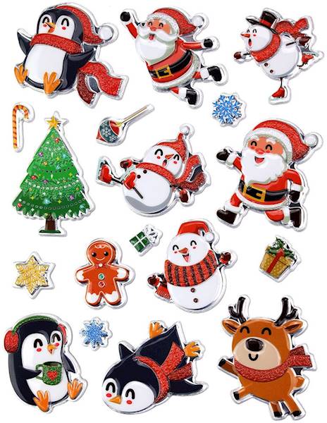 Naklejki foliowe Titanum świąteczne