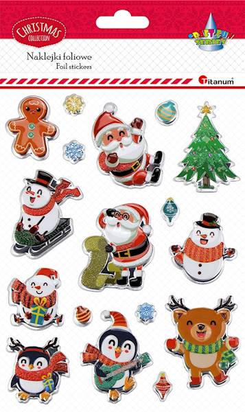 Naklejki foliowe Titanum świąteczne