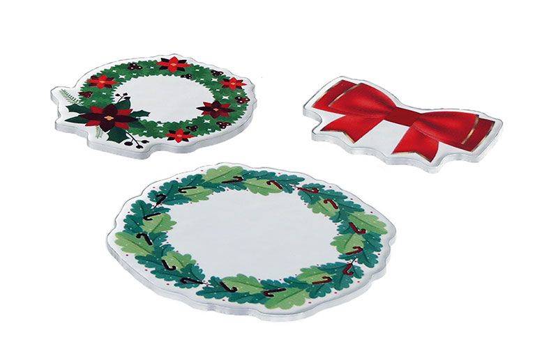 Naklejki Titanum wianki świąteczne