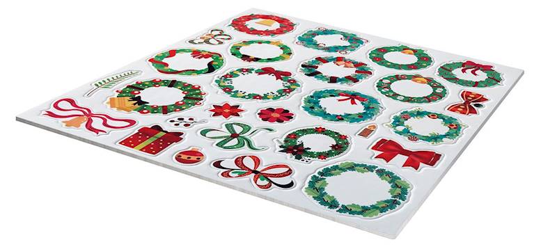 Naklejki Titanum wianki świąteczne