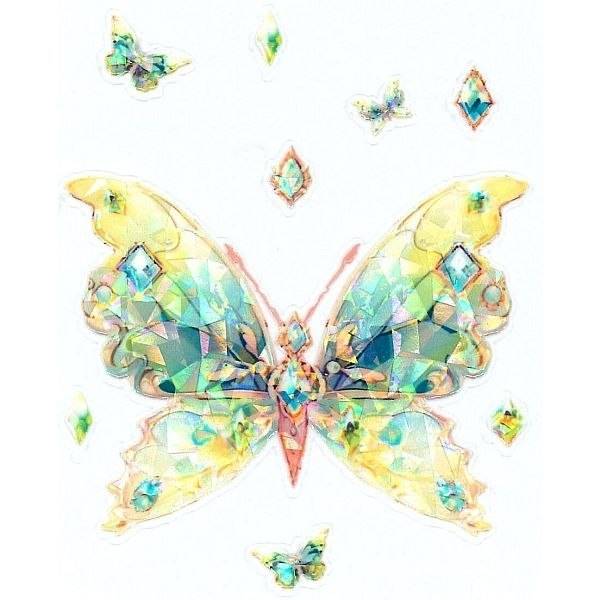 Naklejki foliowe Titanum motyle zielone