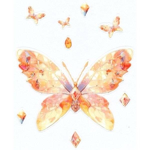 Naklejki foliowe Titanum motyle pomarańczowe