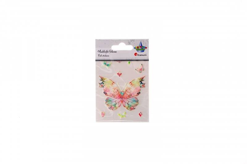 Naklejki foliowe Titanum motyle różowe
