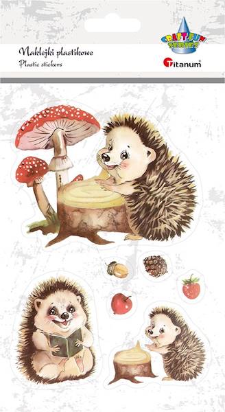 Naklejki plastikowe Titanum jeże