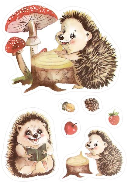 Naklejki plastikowe Titanum jeże