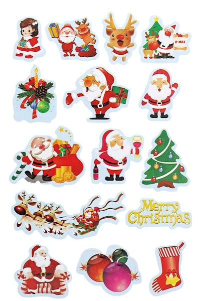 Naklejki papierowe Titanum 10 plasz święta