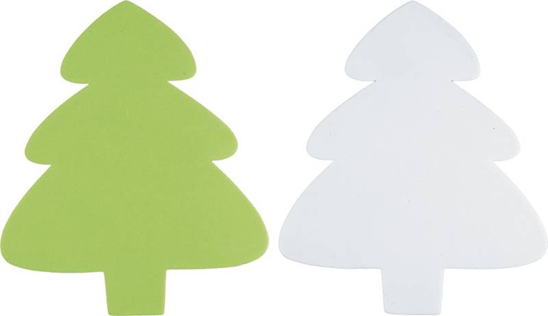 Dekoracje piankowe Titanum 15 szt choinki 2 kolory