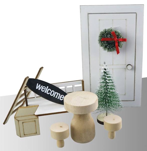 Dekoracje Titanum świąteczne figurki 11 el.