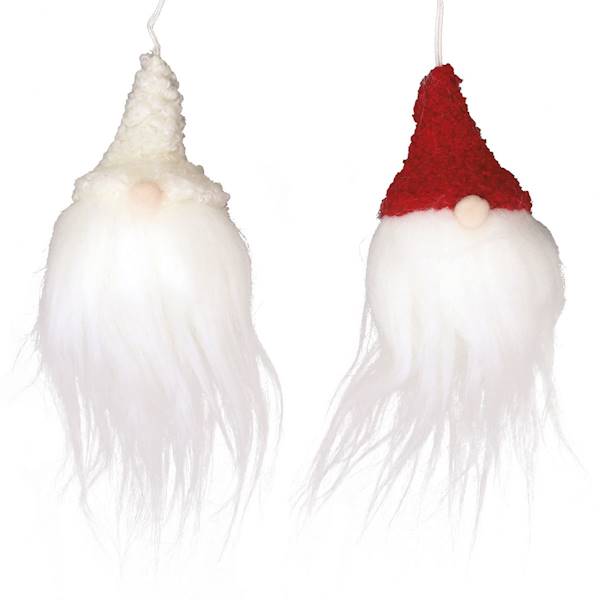 Dekoracje Titanum 4 szt. głowy skrzatów