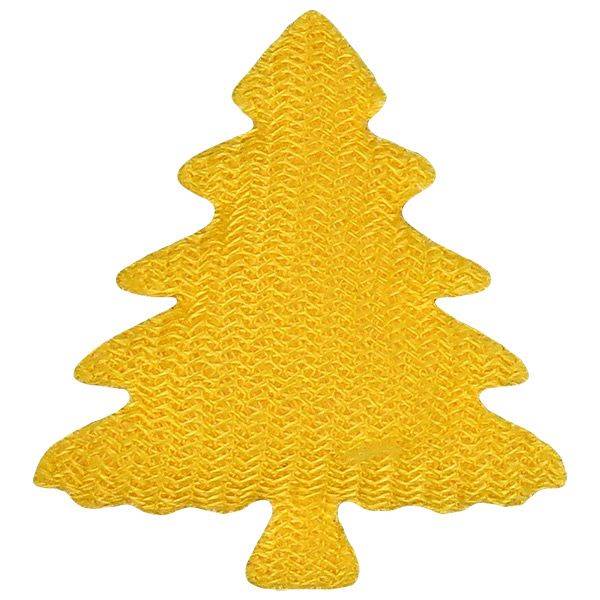 Dekoracje materiałowe Titanum A'12 choinki złote