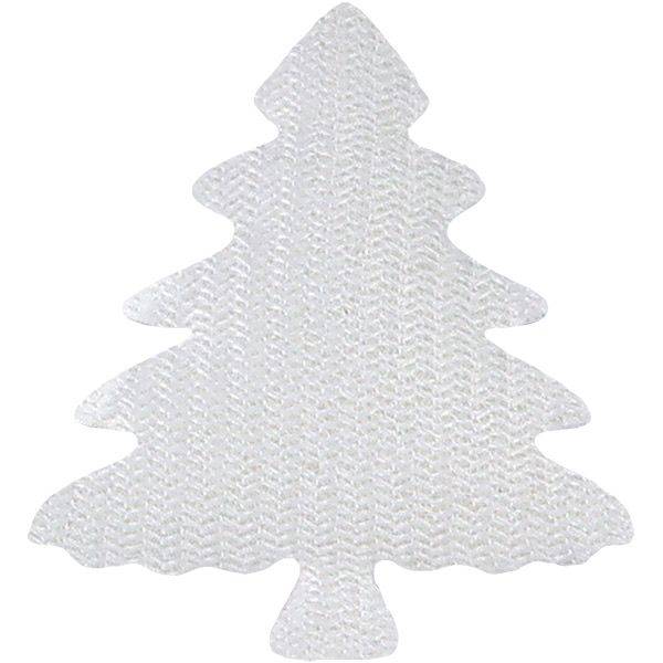 Dekoracje materiałowe Titanum A'12 choinki srebrne