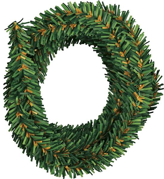 Girlanda dekoracyjna Titanum zielona 17mm x 2m