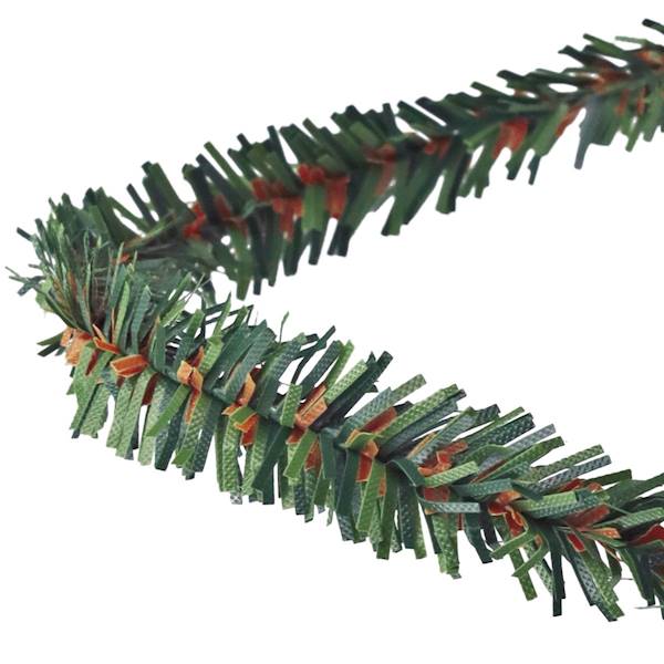 Girlanda dekoracyjna Titanum zielona 17mm x 2m